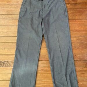 Perry Ellis Mens Gray Dress Pants 31/30